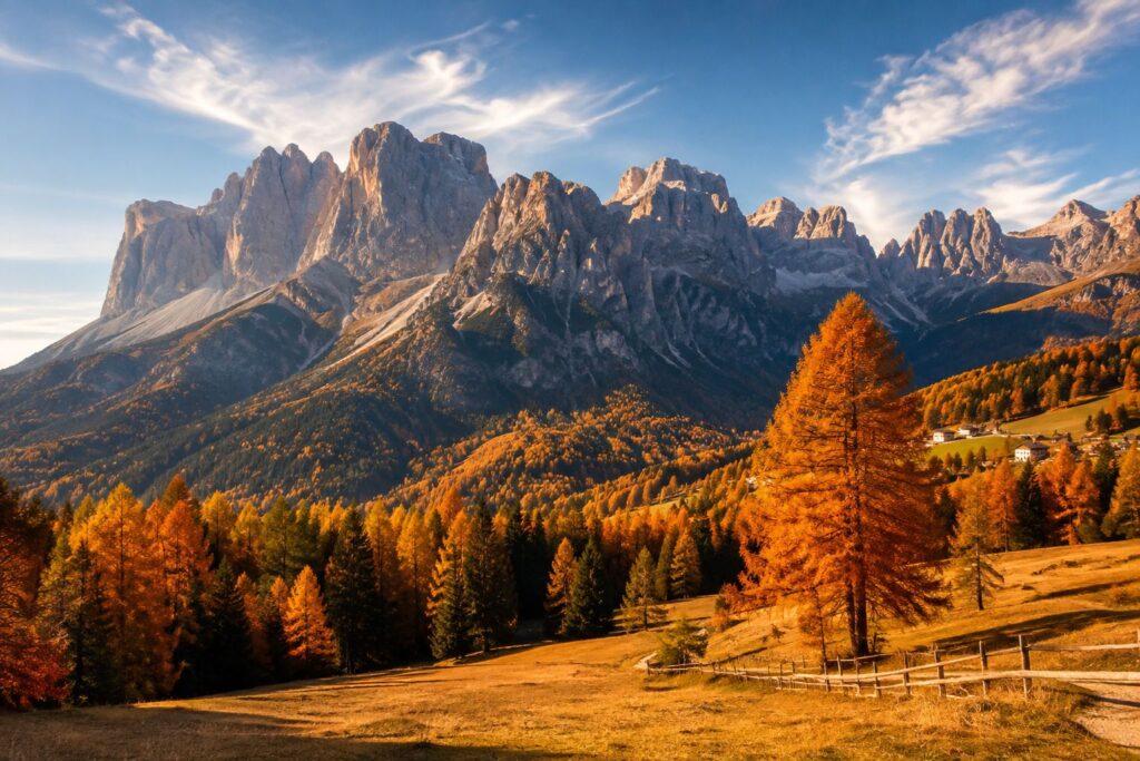 autunno tra le dolomiti